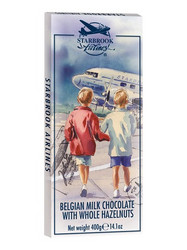 Продуктови Категории Шоколади Starbrook Белгийски млечен шоколад с цели лешници 400 гр 